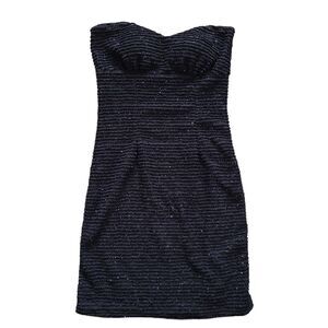 Black sparkly mini dress bloom size small party dress